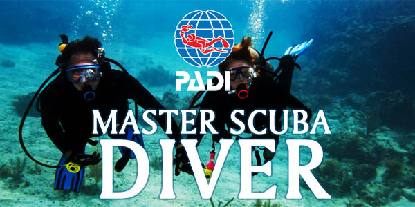 Master scuba diving